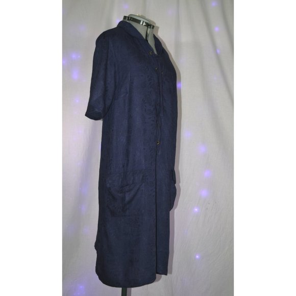 Anthro Blue Shift Dress size 24 - Picture 3 of 5
